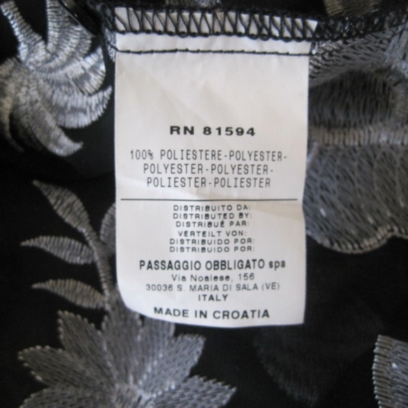 NARACAMICIE Sheer Embroidered Tunic Top - Picture 5 of 5